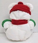 1992 Fisher Price Puffalump White Christmas Teddy Bear Vintage