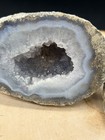 Natural Agate Geode  Polished Brazilian Agate Geode Pair 506g