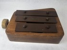 Antique Railroad Dinner Chime Xylophone Nbc Radio Style 3 Bar
