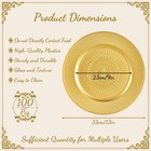 100 Pcs Charger Plates Bulk 13   Round Dinner Plate Chargers For Wedding Party