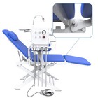 Portable Dental Mobile Folding Chair W  Led Light   Tray Air Turbine Unit 4 Hole
