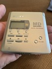 Sony Mz-r55 Md Walkman Minidisc Recorder Player Tested W  Remote Charger   Accs