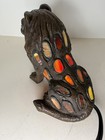 Vintage Lion Table Accent Lamp Stained Mosiac Lighted 1998 Figure Cat 7 