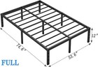 Size Full Metal Platform Bed Frame mattress Foundation Bed Base heavy Duty Steel