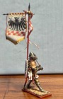Vision Miniatures Vm9 Medieval Knight 14th Century Bearing Flail And Standard
