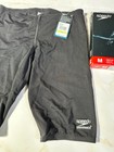 Speedo Men s Endurance   Jammer Swimsuit Team  Black Size 30 Nwt