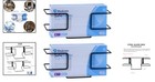 Durable 2-pack Wall Mount Black Glove Holders - Perfect For Restaurants   Labs