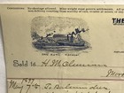 1898 The Lake Erie Coal Company Sandusky Ohio Invoice Sold Buyer Marblehead Ohio