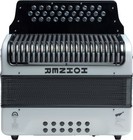 Hohner Corona C-ii F bb eb Accordion - White Rainbow