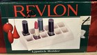 Vtg Revlon Lipstick Holder White 12 Tubes 1995 Gift Vanity Prop Advertising Gift