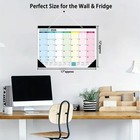 2026-2027 Desk Calendar - 18 Month Desk 2026-2027 Desk Calendar 12  X 17  Black