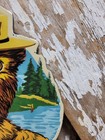 Vintage Smokey The Bear Porcelain Sign Rare Old Forest Service Us National Park