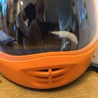 Cookie G3 Helmet Orange For Skydiving Wind Tunnel W  Case Size Xxl Used Twice