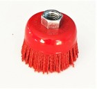 3  Nylon Infused Abrasive Bristle Cup Brush Wheel Wire 5 8-11 Angle Grinder 