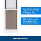 Petsafe Doggy Door For Sliding Glass Doors  Adjustable Height 75 7 8  To 81 