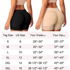 Fajas Colombianas Shaper Padded Shorts Levanta Cola Butt Lifter Magic Panty Flat