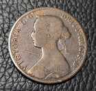 1864 New Brunswick One Cent Coin