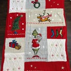 Pottery Barn Kids Dr Seuss The Grinch Heirloom Patchwork Throw Blanket  50  X 60