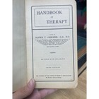 1912 Handbook Of Therapy 3rd Ed Oliver T Osborne Jama Antique Medical Book Red