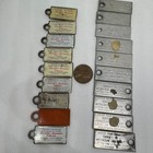 Vintage Lot Of 19 Illinois Dav Mini License Plate Key Tags 1954-1974