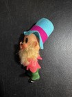 Vintage Vinyl Troll Elf Dwarf Gnome Pixie Japan  Christmas Ornament Mcm