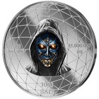 2025 Germany Satoshi Project Bitcoin Crab 21 Gram Silver Gilded Colorized Coin