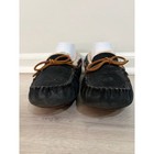 Ugg Dakota Black Suede Moccasin Slippers Women Size 8 Wool Lined 5612