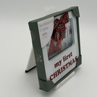 Pearhead My First Christmas Baby Keepsake Photo Frame 4x6 Inch Sentiment Frame