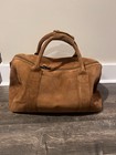 Tecovas Brown Suede Leather Duffle Gym Travel Weekender Bag Pack Carry On