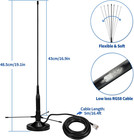 Mobile Ham Radio Antenna With Ground Plane Dual Band Vhf Uhf Gmrs   136-174mhz 4