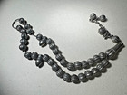 Middle East Vintage antique Silver Tasbih Islamic Ottoman Beads Heavy Jewelry  