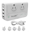  International Travel Adapter 220v To 110v Power Voltage Converter For White