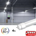 48 Inch 4ft T8 Bulbs Light Fluorescent Replacement Led Tube 4000k Double-ended