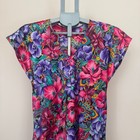 Vintage 1990s California Dynasty Floral Nightgown Romantic Valentine 90s Nightie