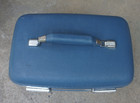 Vintage American Tourister Tri-taper Train Make Up-case Hard Shell Blue Read