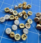 Antique vintage Adding Machine Keys  Numbers Keys Steampunk Crafts 