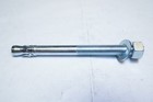 New Lot Of 6  1  X 12  Wedge Anchor Carbon Steel Zinc Plated Ships Free