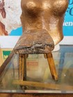 Vtg Rustic Antique Wooden Childs Milking Stool