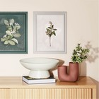 Beautiful 12  Round Speckled White Ceramic Bowl By Drew Barrymore
