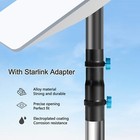 Starlink Pole Mount  9ft Starlink Ground Pole Mount Kit Features A Durable 1 5  