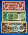 Afghanistan 100 500 1000 Afghanis Uncirculated Banknotes Set   2