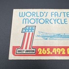 1972 Donruss Super Cycles Ama Sticker  58 Harley Davidson