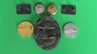 5 Various British Rail Badges And 2 Experimental Buttons Nickel And Gilt
