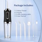 New Cordless Water Flosser Dental Oral Irrigator Travel Teeth Cleaner Floss Pick