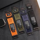 Nylon Loop Strap For Apple Watch Ultra 2 Band 49mm 46mm 44mm 45mm 42mm Sport Cor