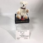 World Of Miniature Bears Mohair  736 Sparkle Cream Teddy Rhinestone Necklace