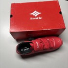 New Santic Size 47 12m 13 5f Red Roadway No Laces Cycling Biking Shoes