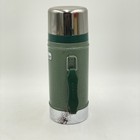 Vintage Aladdin Stanley Thermos No  A-1350b 24 Oz Wide Mouth Green
