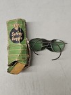 Vintage Antique American Optical Green Goggles Sunglasses Safety Glasses 48 Euc