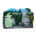 Hollywood 3d Fridge Magnet Refrigerator Home Resin Souvenir